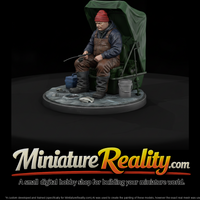 Ice Fisherman on a Flip-Over Shelter — thumbnail 2