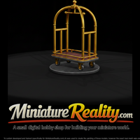 Hotel Bellhop Birdcage Luggage Cart — thumbnail 2