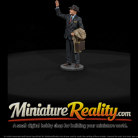 1950s Waving Traveler with Suitcase — thumbnail 2