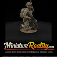 Army Ranger Kneeling on the Radio — thumbnail 2