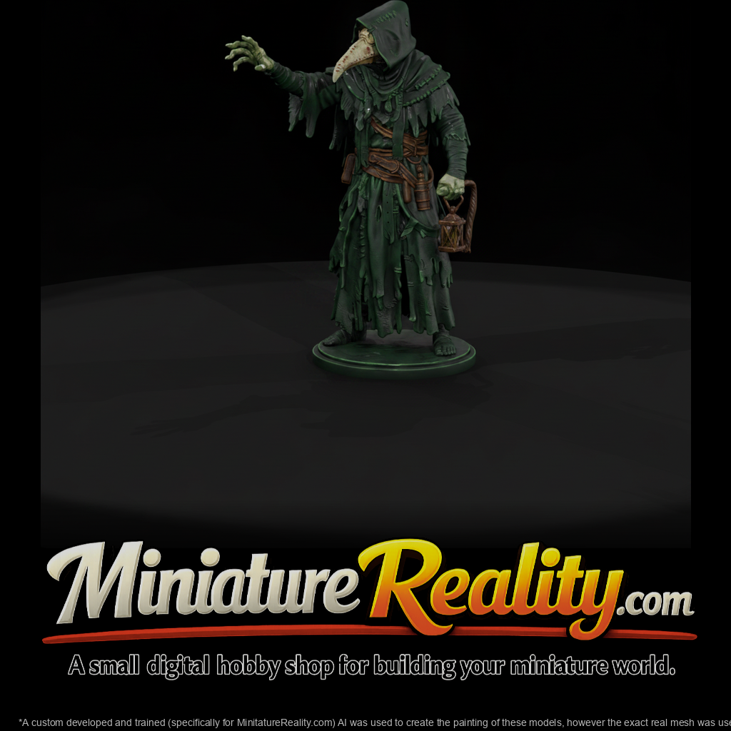 Hooded Plague Wraith with Lantern