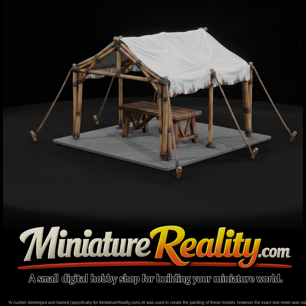 Relief Camp Shelter Tent With Table