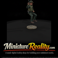 Mounted Rural Trooper with Raised Sidearm — thumbnail 2