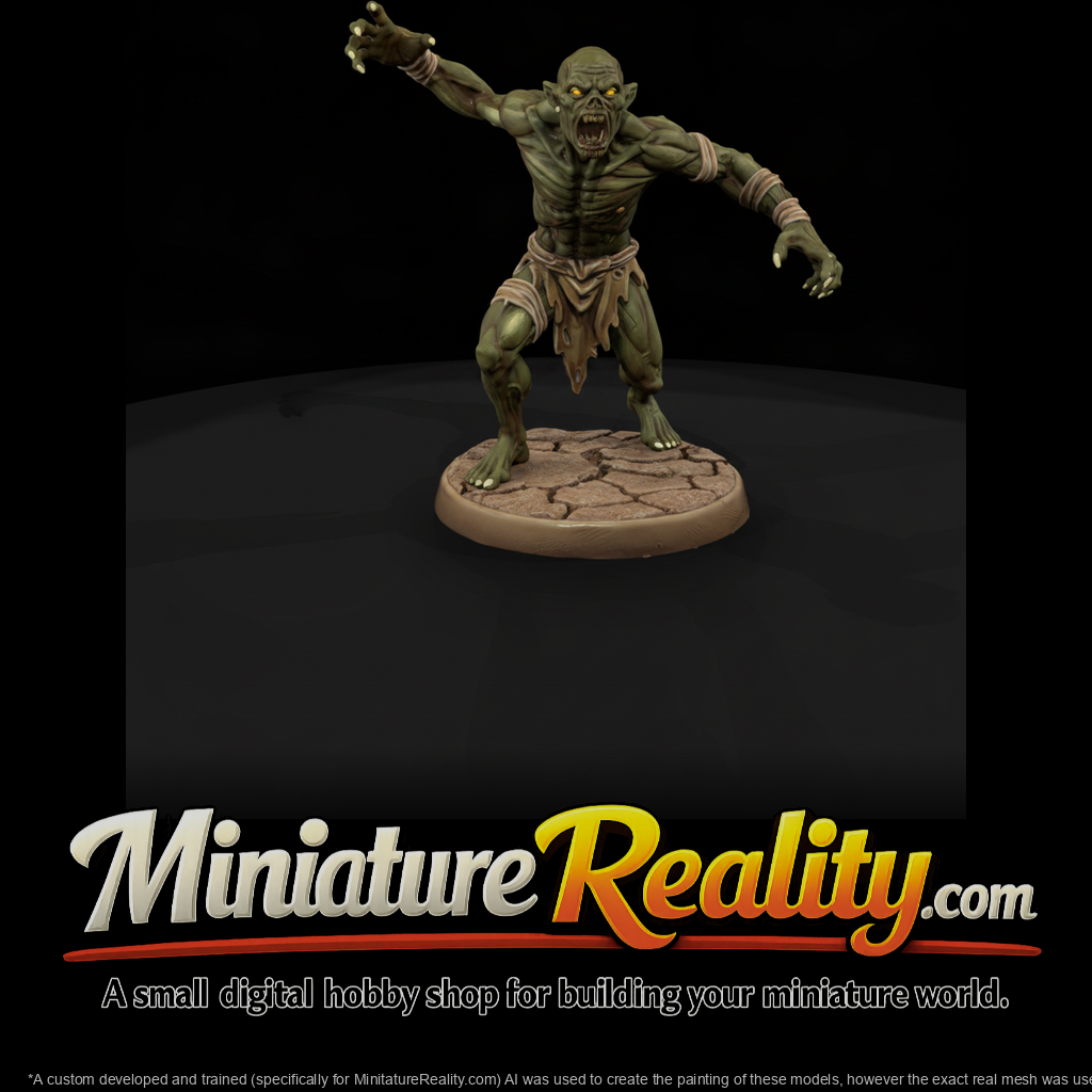 Feral Ghoul Snarling Attacker