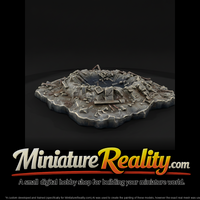 Shell Crater Terrain Base with Rubble — thumbnail 2