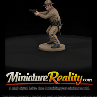 State Trooper Advancing with Drawn Pistol — thumbnail 2