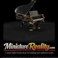 Ornate Grand Piano & Display — thumbnail 2