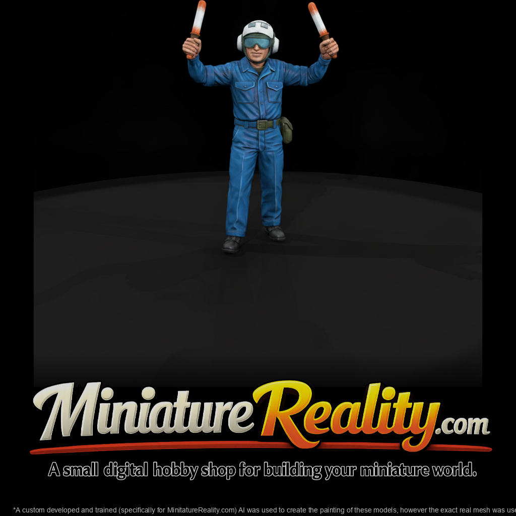 Vietnam-Era U.S. Navy Aircraft Handler Figure