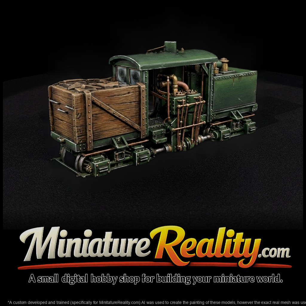 Wood-Fired Steam Locomotive & Tender