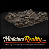 Layered Rock Outcrop Terrain Slab — thumbnail 2