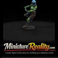 Futuristic City Patrol Officer with Baton — thumbnail 2