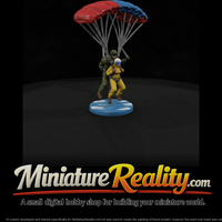 Tandem Skydiving Pair Under Canopy — thumbnail 2