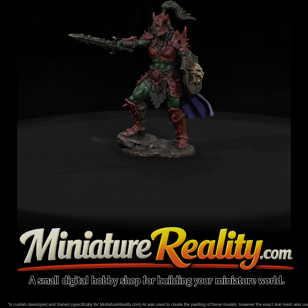 Orc Warlord with Jagged Blade