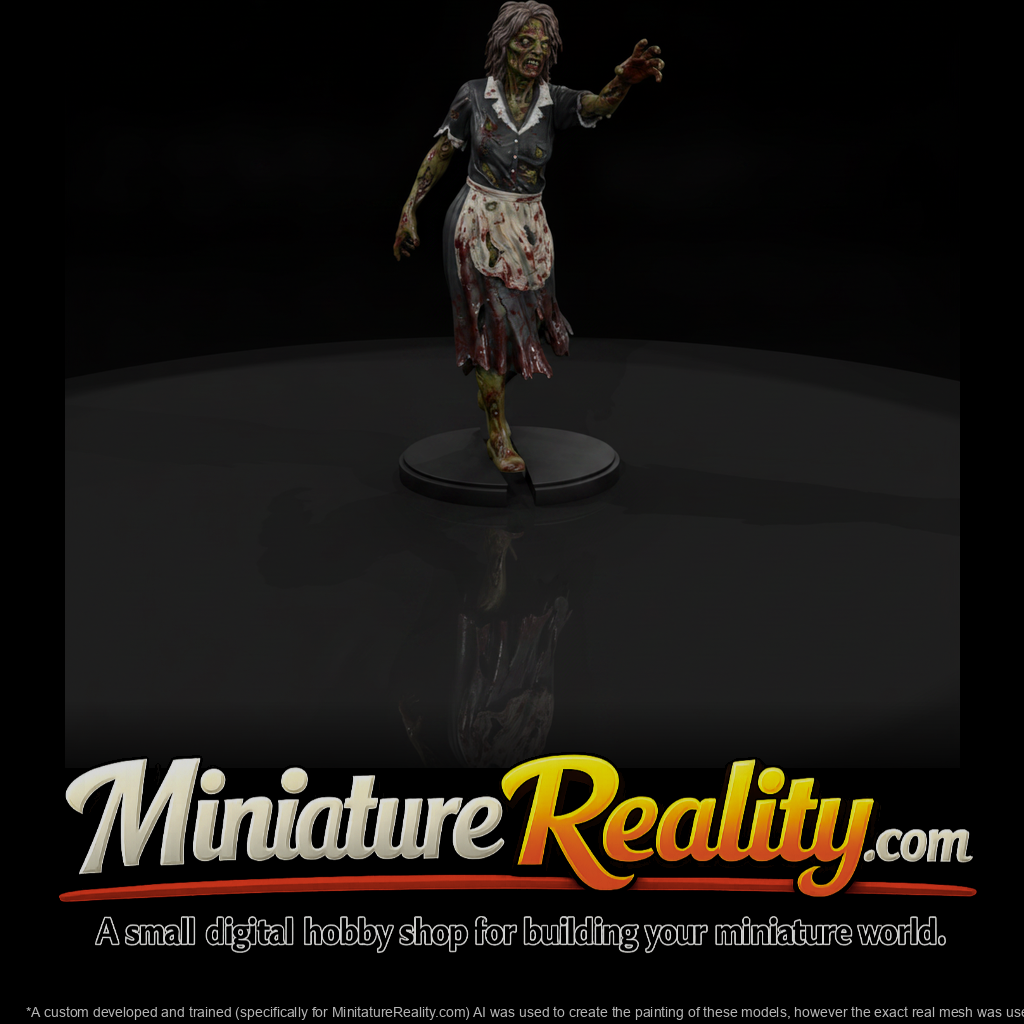 Zombie Housemaid in Apron