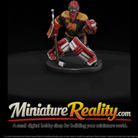 Ice Hockey Goaltender in Crouch — thumbnail 2