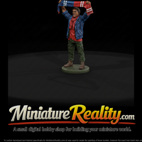 Football Fan Holding Up Team Scarf — thumbnail 2