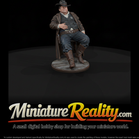 Old West Sheriff Dozing in His Chair — thumbnail 2