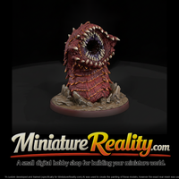 Ridged Dune Worm Bursting From Rock — thumbnail 2