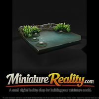 Marsh Pond Base with Reeds and Lilies — thumbnail 2