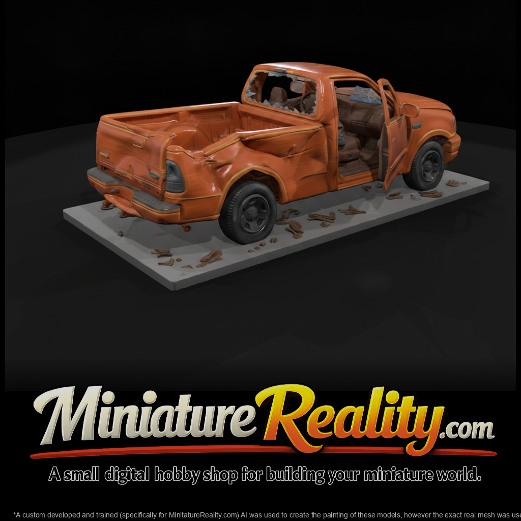 Rear-Ended Pickup Truck Wreck