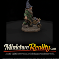 Garden Gnome with Wheelbarrow — thumbnail 2