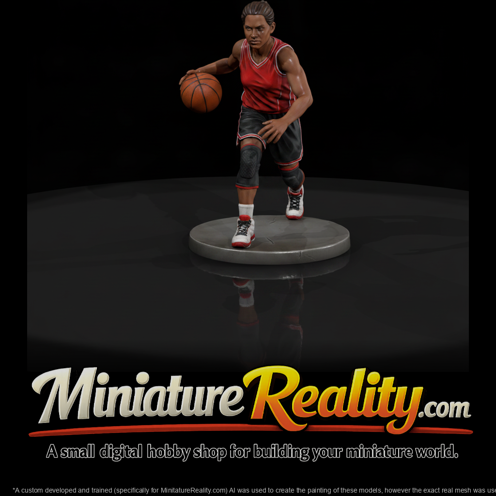 Basketball Player Driving With The Ball