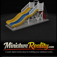 Playground Wide Wave Slide with Steps — thumbnail 2