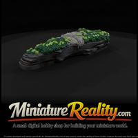 Mossy Layered Rock Outcrop Base — thumbnail 2
