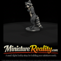 Raccoon Mascot Costume Character — thumbnail 2