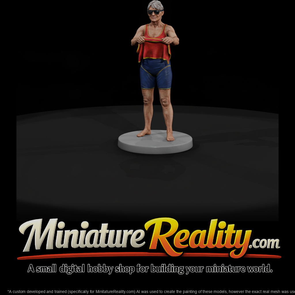 Senior Man in Workout Gear