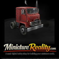 Vintage Cab-Over Semi Truck — thumbnail 2