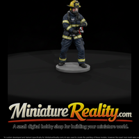Modern Firefighter Working a Hydrant Valve — thumbnail 2
