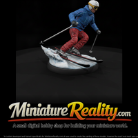 Downhill Skier Carving a Turn — thumbnail 2