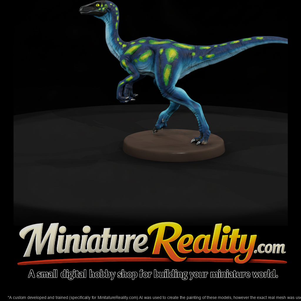 Gallimimus Running Dinosaur