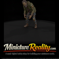 Hunched Zombie in Ragged Olive Jacket — thumbnail 2