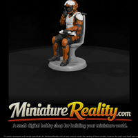Seated Patrol Driver with Radio Handset — thumbnail 2