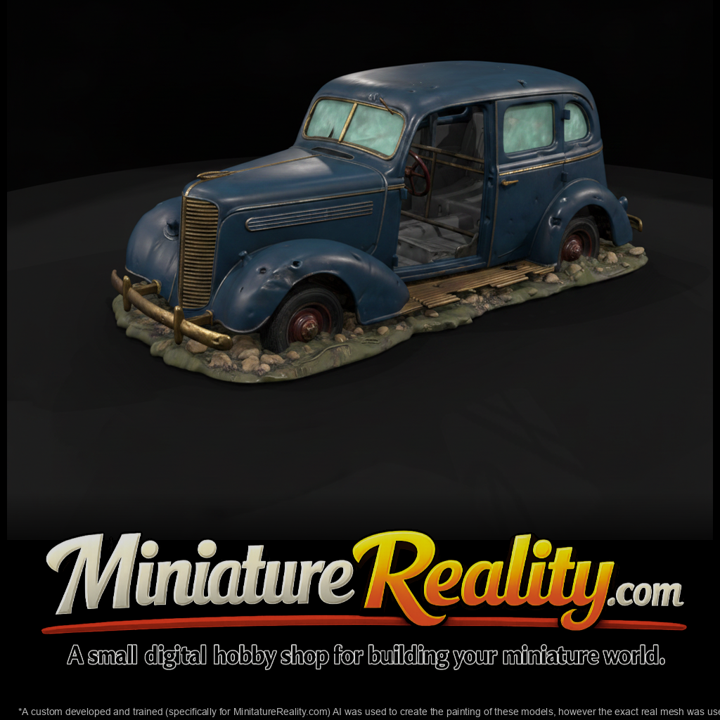 Abandoned 1930s Sedan Wreck