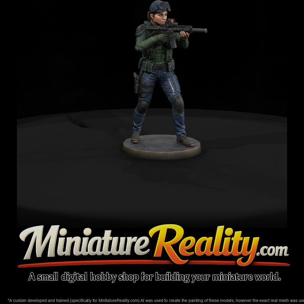 Near-Future Tactical Officer with Carbine