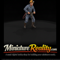 1950s Underground Miner with Rock Drill — thumbnail 2