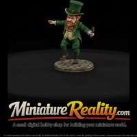 Leprechaun in Green Coat with Pipe — thumbnail 2