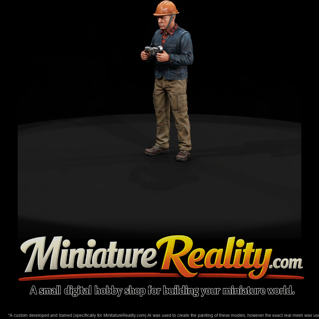 1990s Railroad Track Inspector Figure