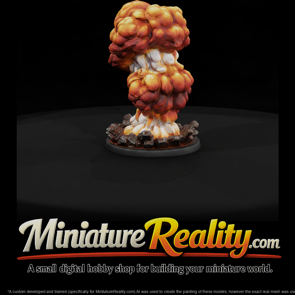 Large Fireball Blast Explosion Marker