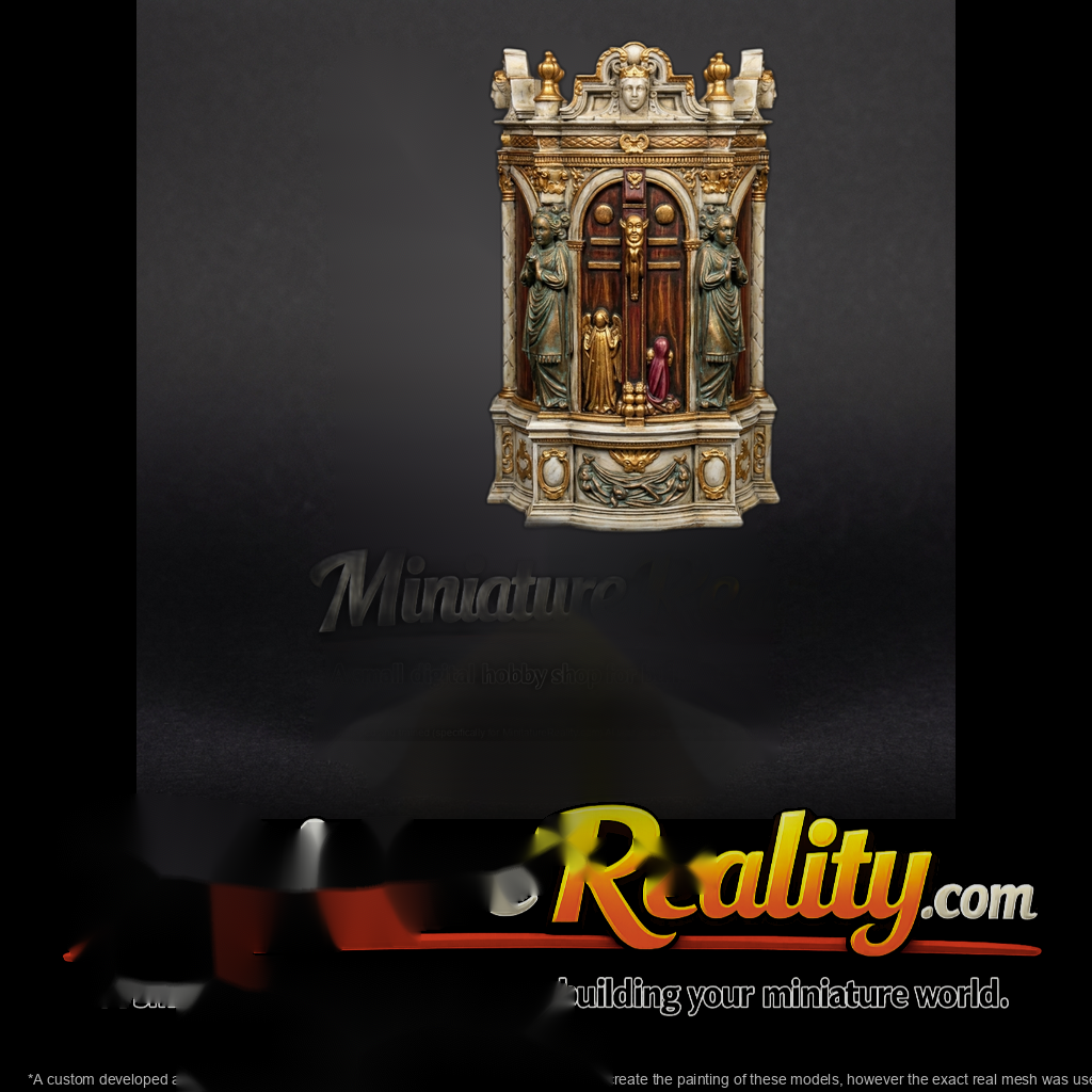 GothicRenaissance Altar Shrine Church Interior
