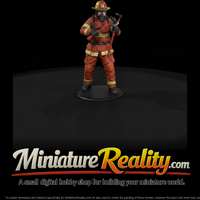 Firefighter with Forcible Entry Tools — thumbnail 2