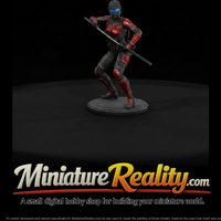 Cyber Ninja with Drawn Blade — thumbnail 2