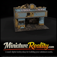 Ruined Art Deco Cinema Facade — thumbnail 2