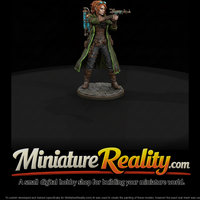 Steampunk Inventor with Brass Ray Gun — thumbnail 2