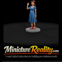 1940s Sweetheart Waving Farewell — thumbnail 2