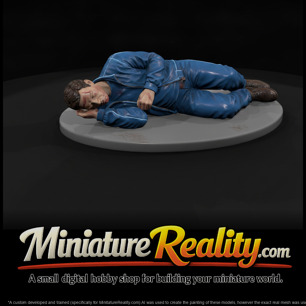 Fallen Industrial Worker