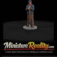 1950s Railroad Track Worker with Shovel — thumbnail 2